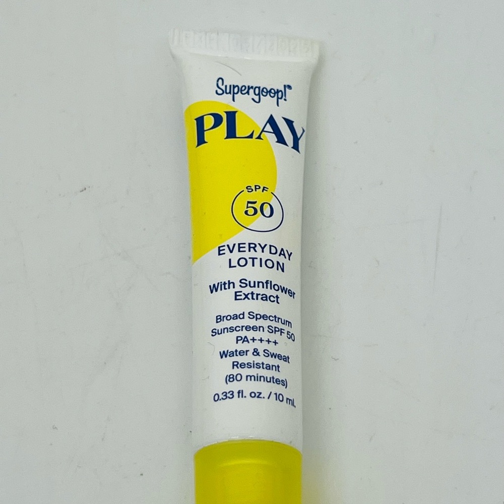 NWT Supergoop! Play Everyday Lotion SPF 50 Travel Size 0.33 oz